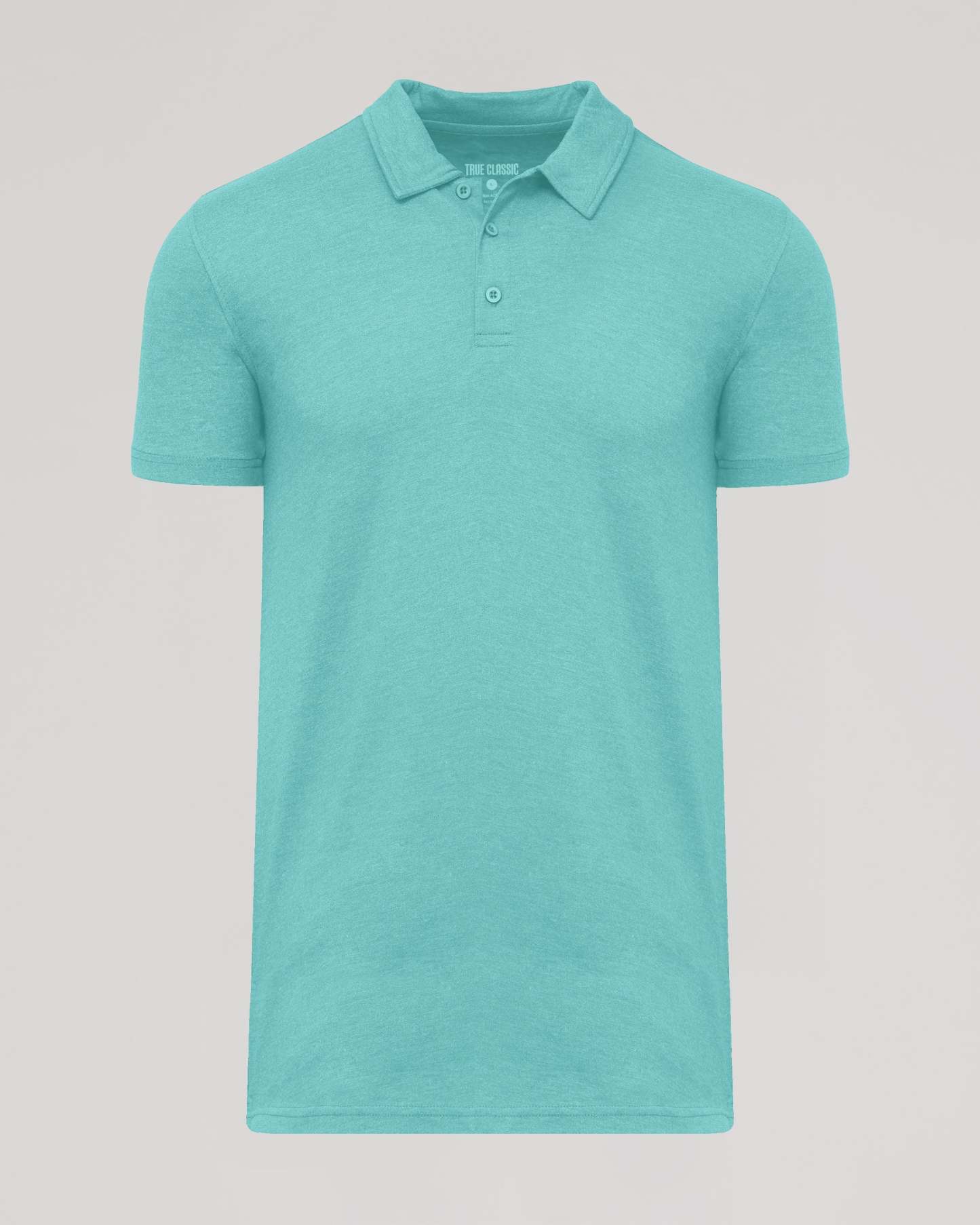 Light Heather Greenery Short Sleeve Tall Polo-VibeCloset