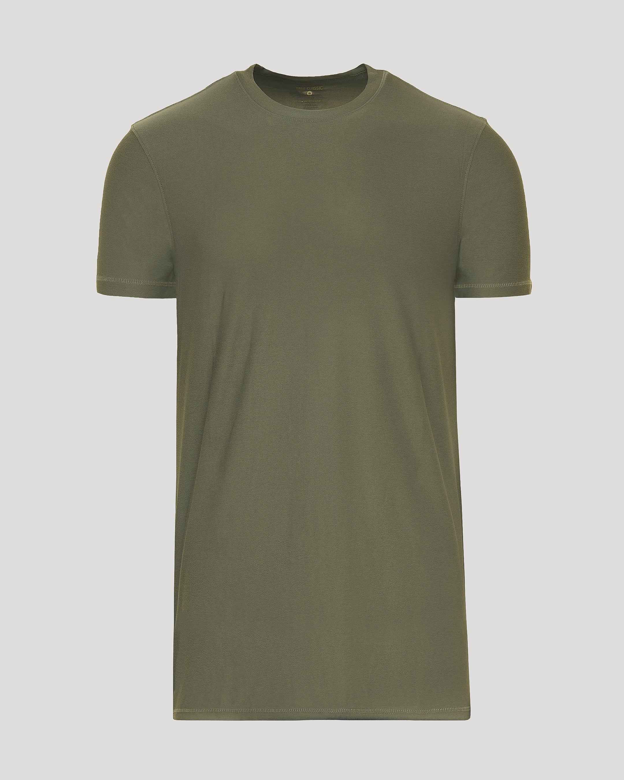 Military Green Tall Active Crew Neck 2.0-VibeCloset