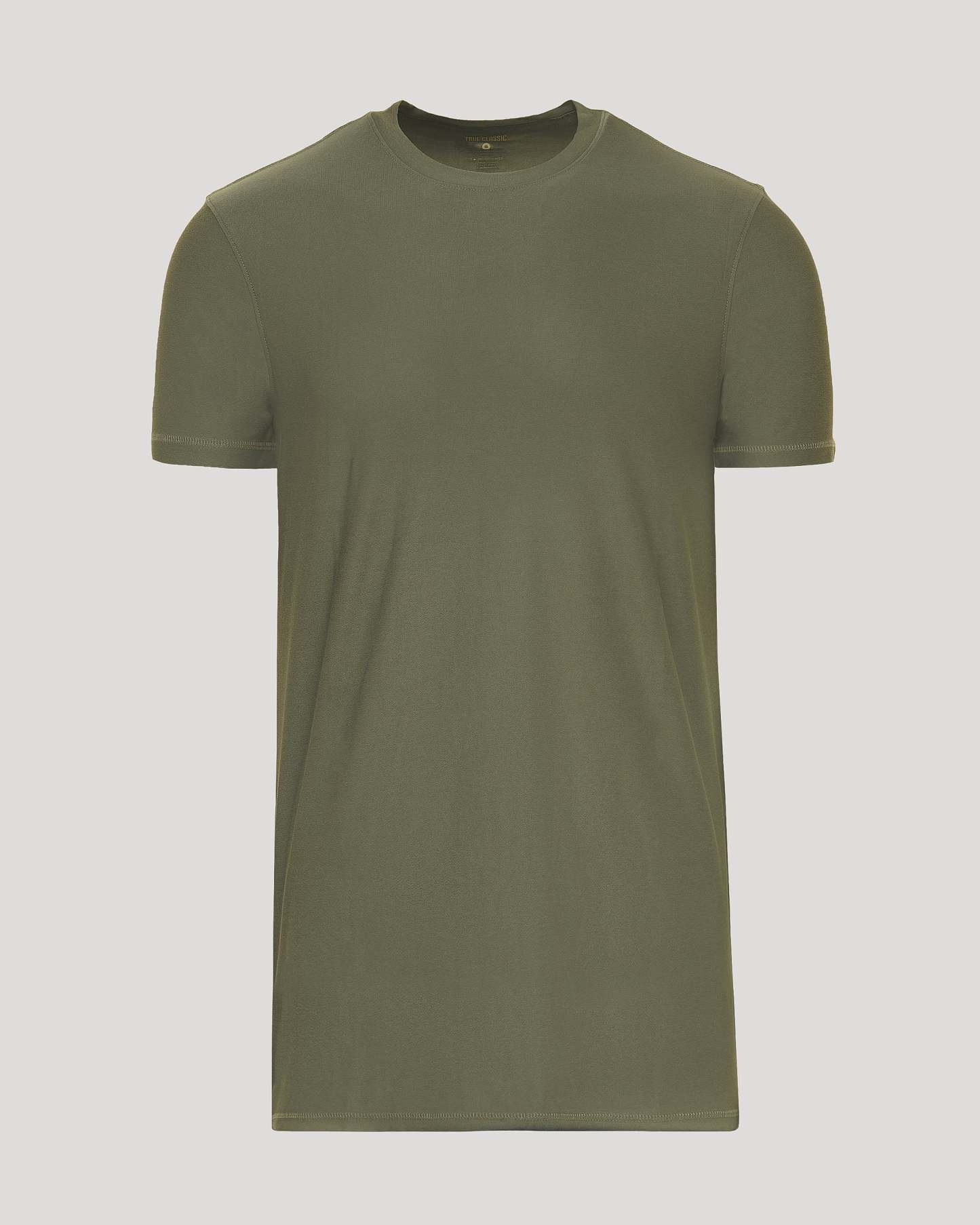 Military Green Tall Active Crew Neck 2.0-VibeCloset