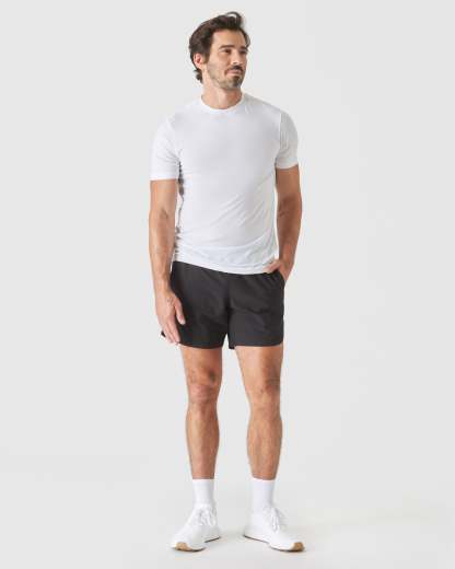 White Tall Active Crew Neck 2.0-VibeCloset