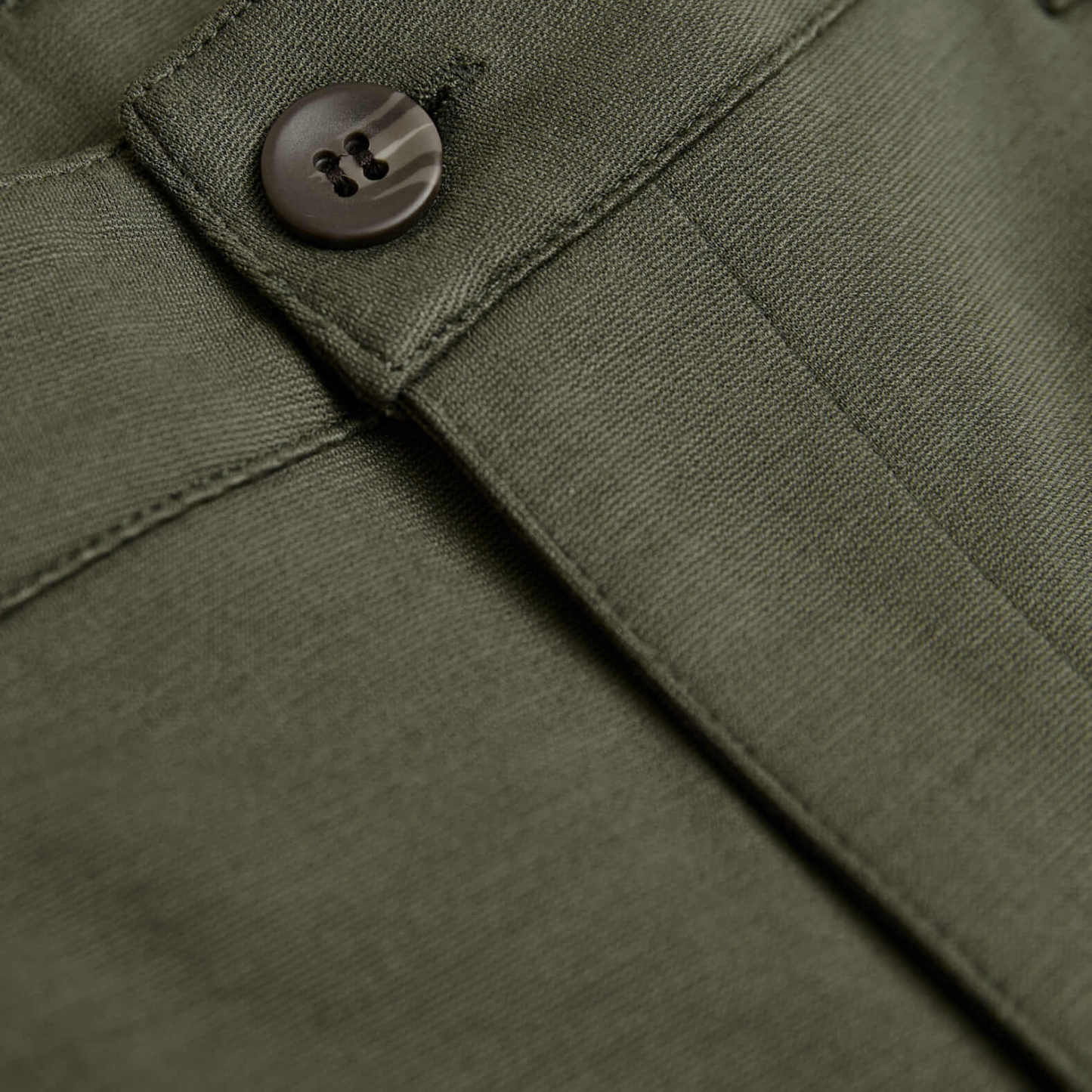 Military Green Slim Comfort Knit Chino Pant-VibeCloset