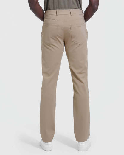 Khaki Commuter Pant-VibeCloset