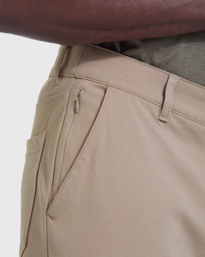 Khaki Commuter Pant-VibeCloset