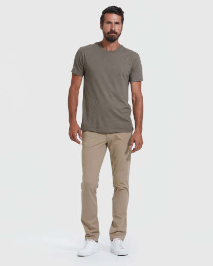 Khaki Commuter Pant-VibeCloset