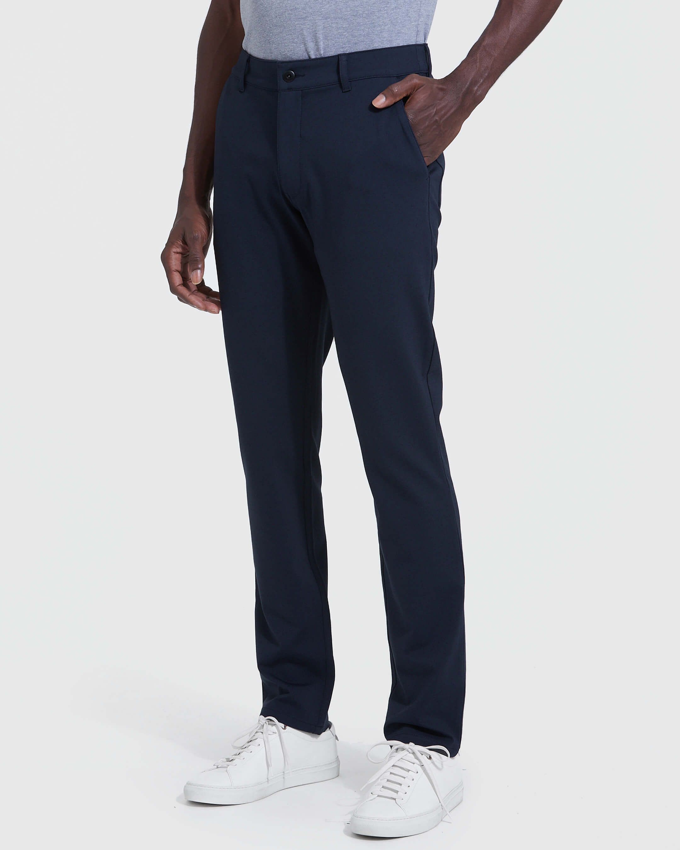Navy Commuter Pant-VibeCloset