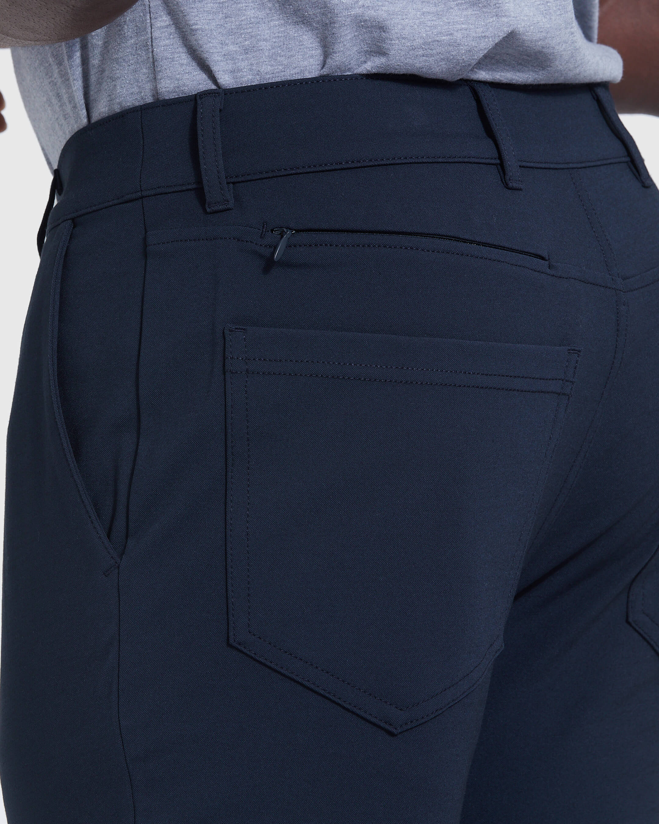 Navy Commuter Pant-VibeCloset