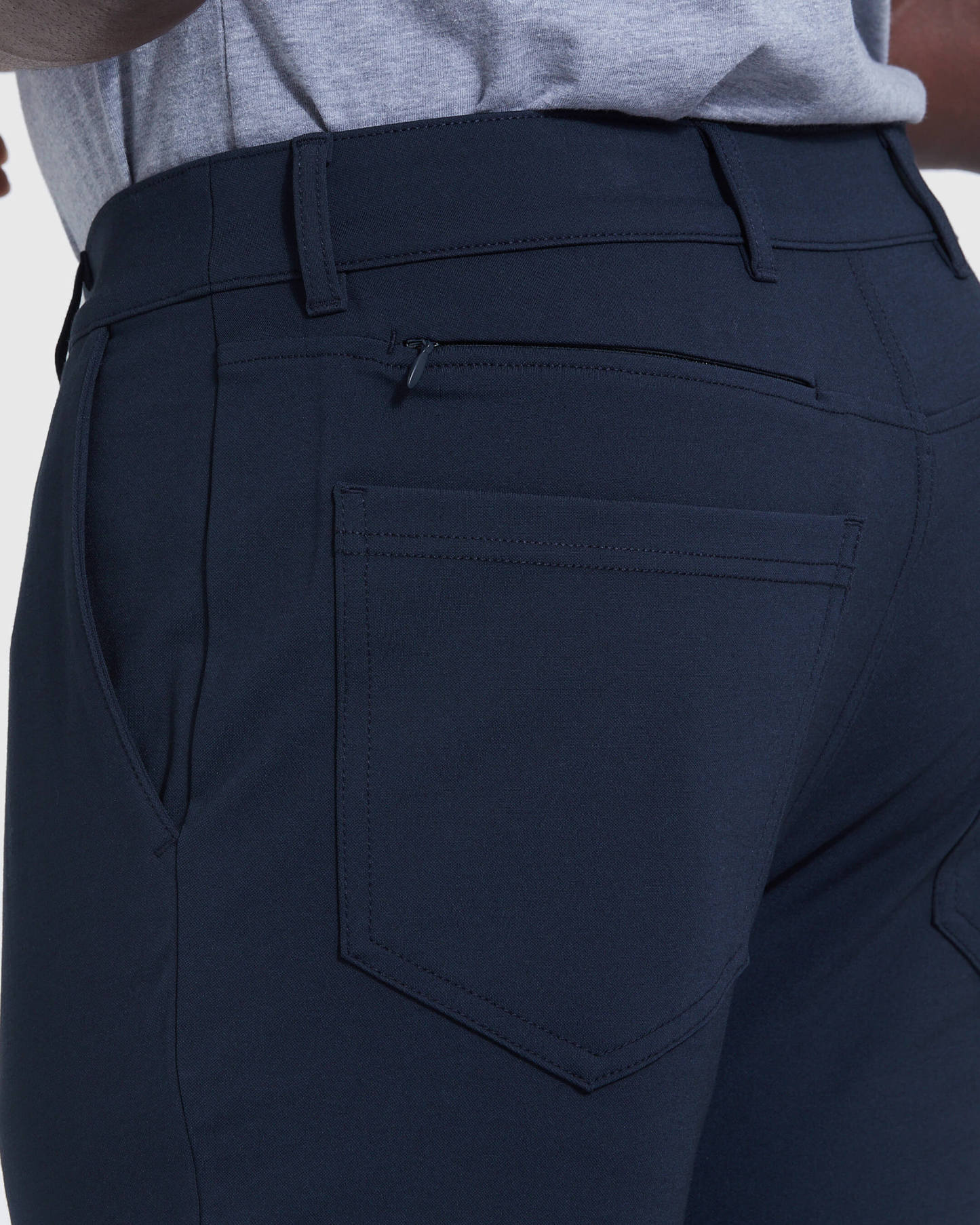 Navy Commuter Pant-VibeCloset