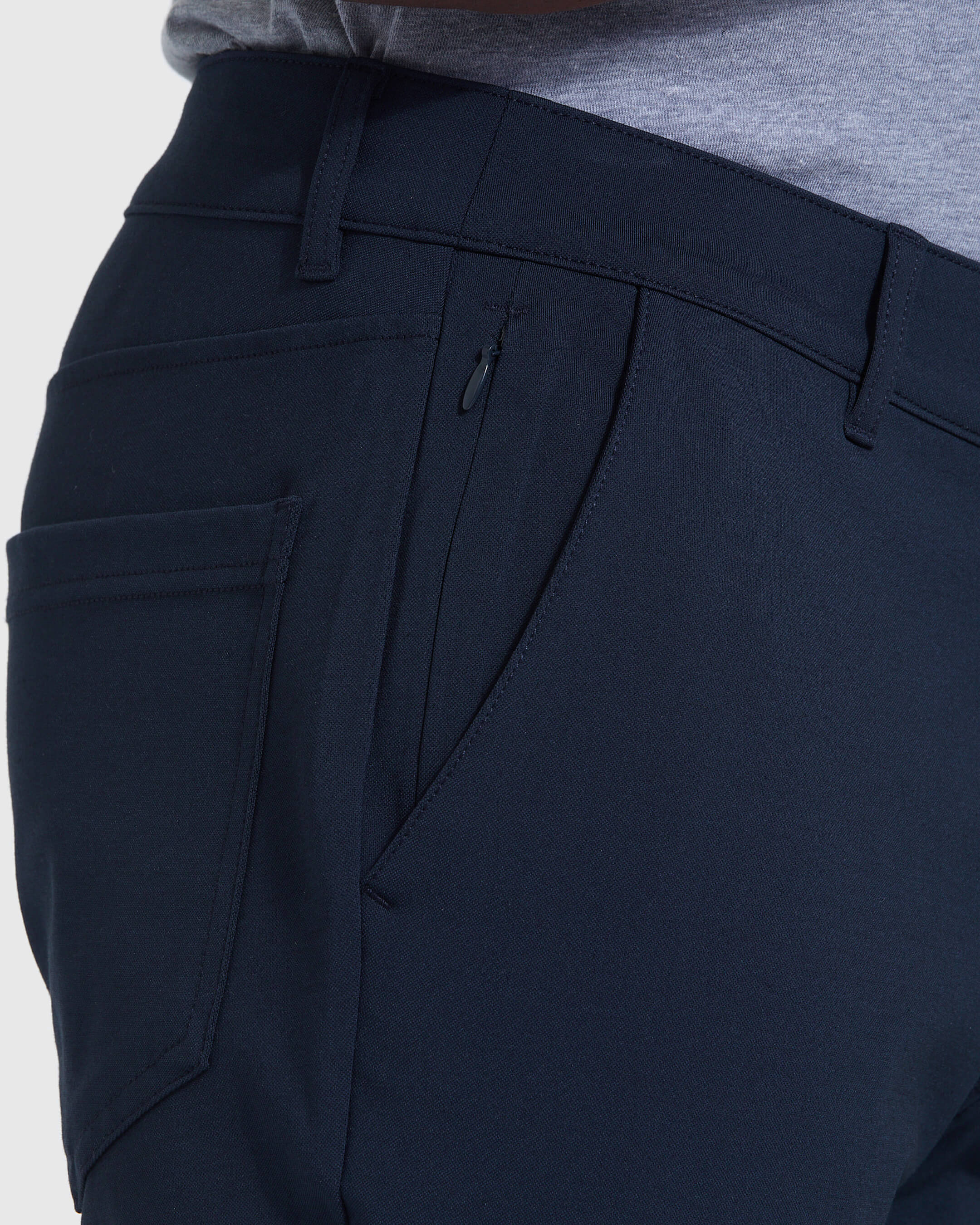 Navy Commuter Pant-VibeCloset