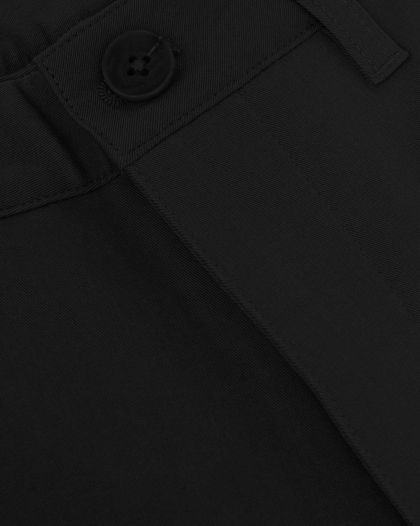 Black Slim Twill Chino Pant-VibeCloset