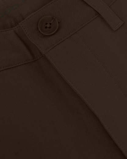 Dark Oak Slim Twill Chino Pant-VibeCloset