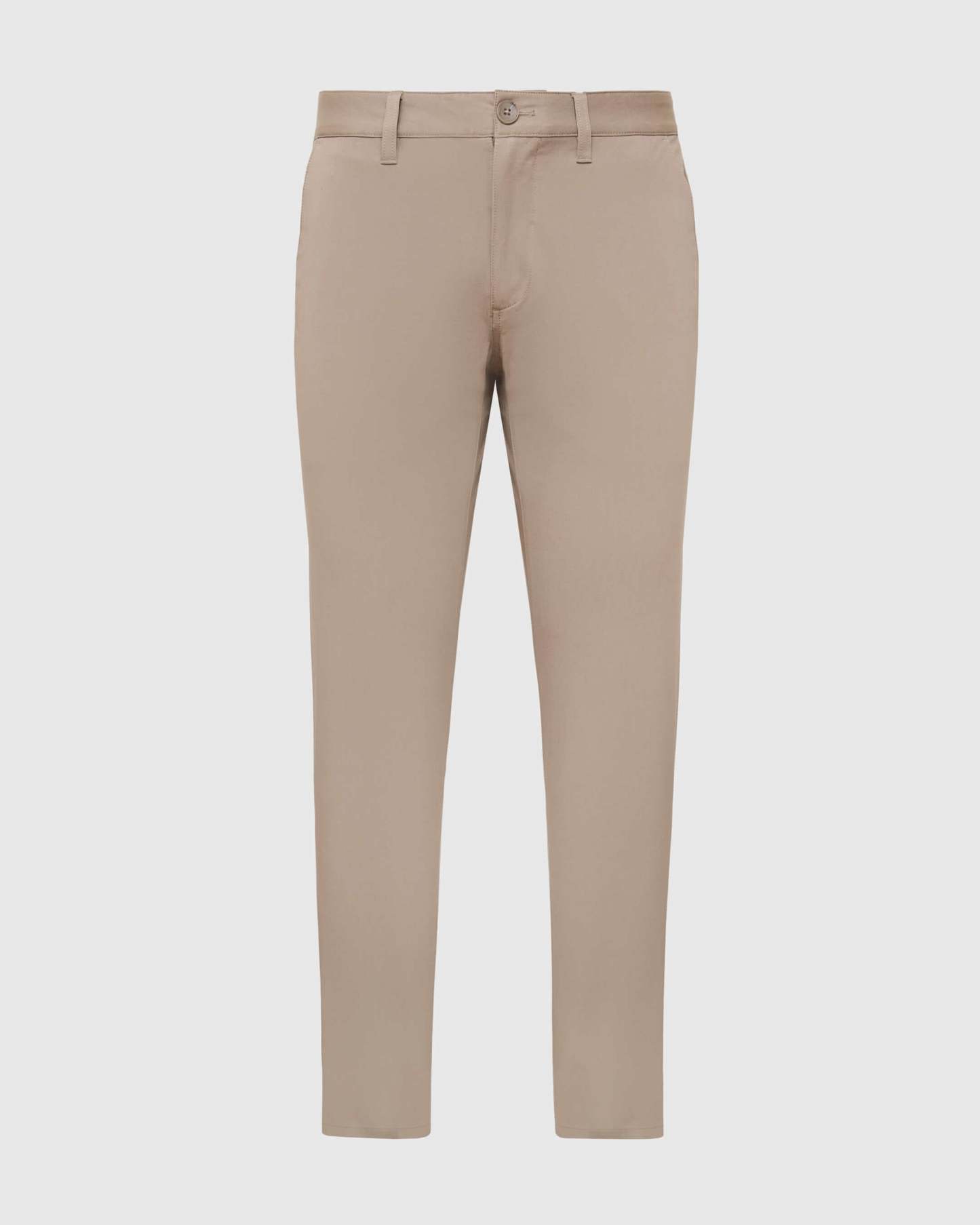 Khaki Slim Twill Chino Pant-VibeCloset