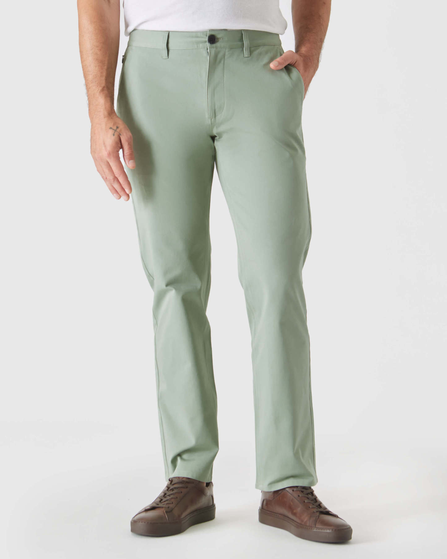 Meadow Straight Twill Chino Pant-VibeCloset