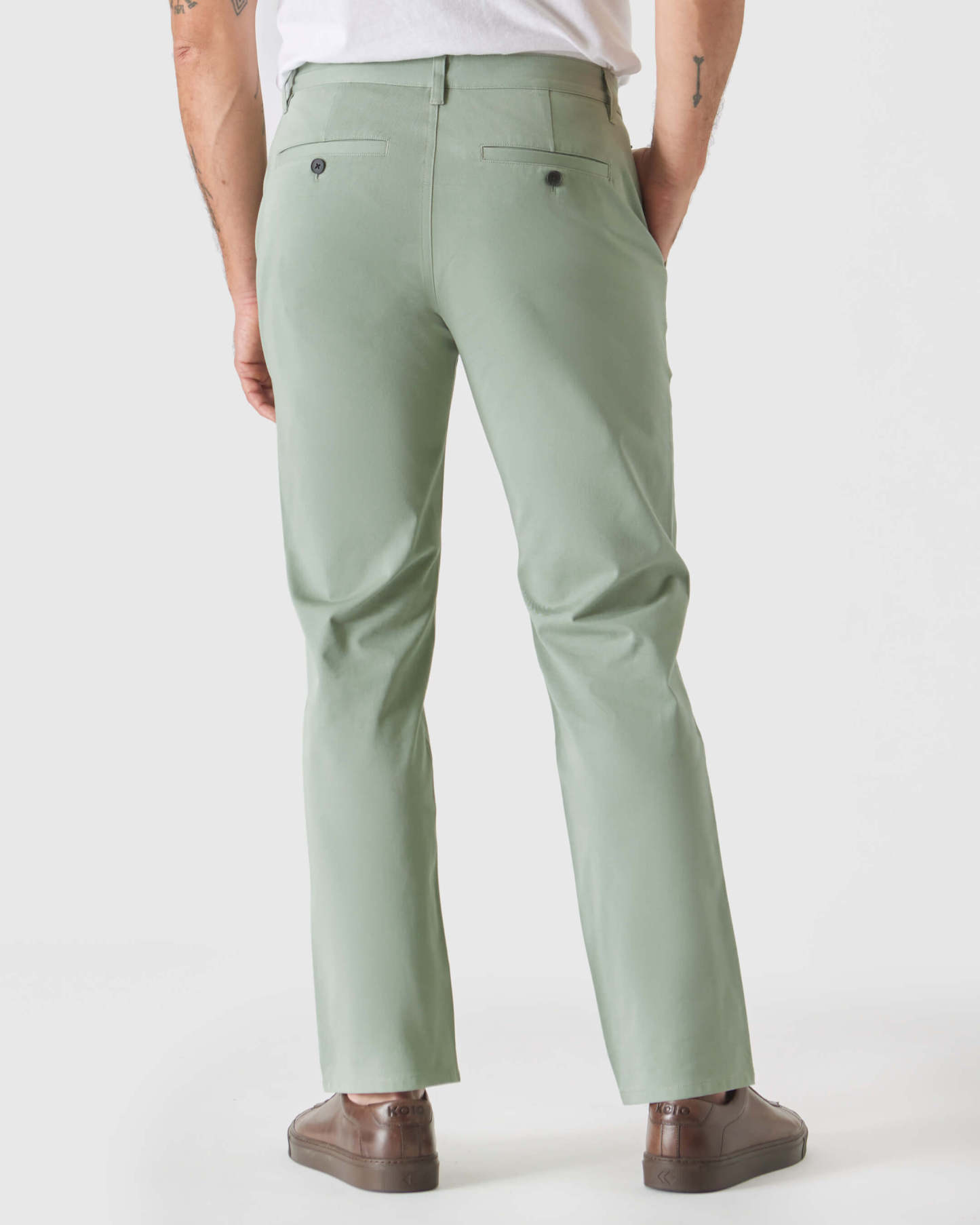 Meadow Straight Twill Chino Pant-VibeCloset