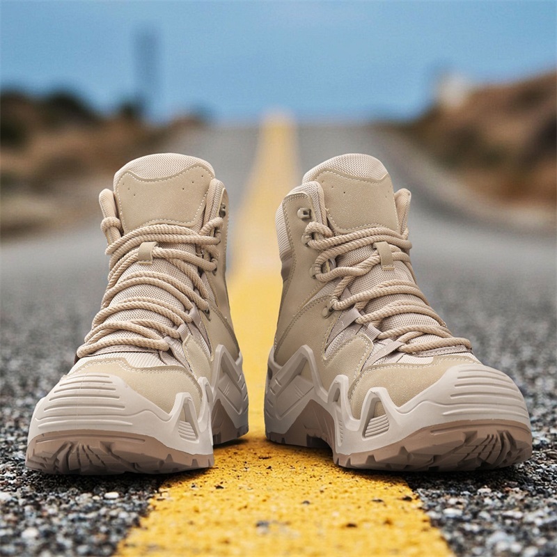 Waterproof, puncture-proof and smash-proof hiking boots