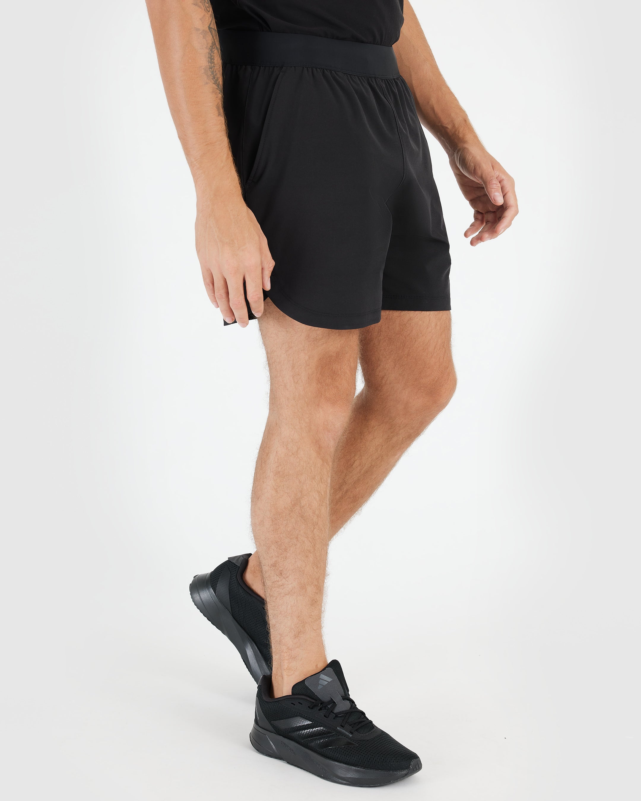 7" Black Active Training Shorts 2.0-VibeCloset