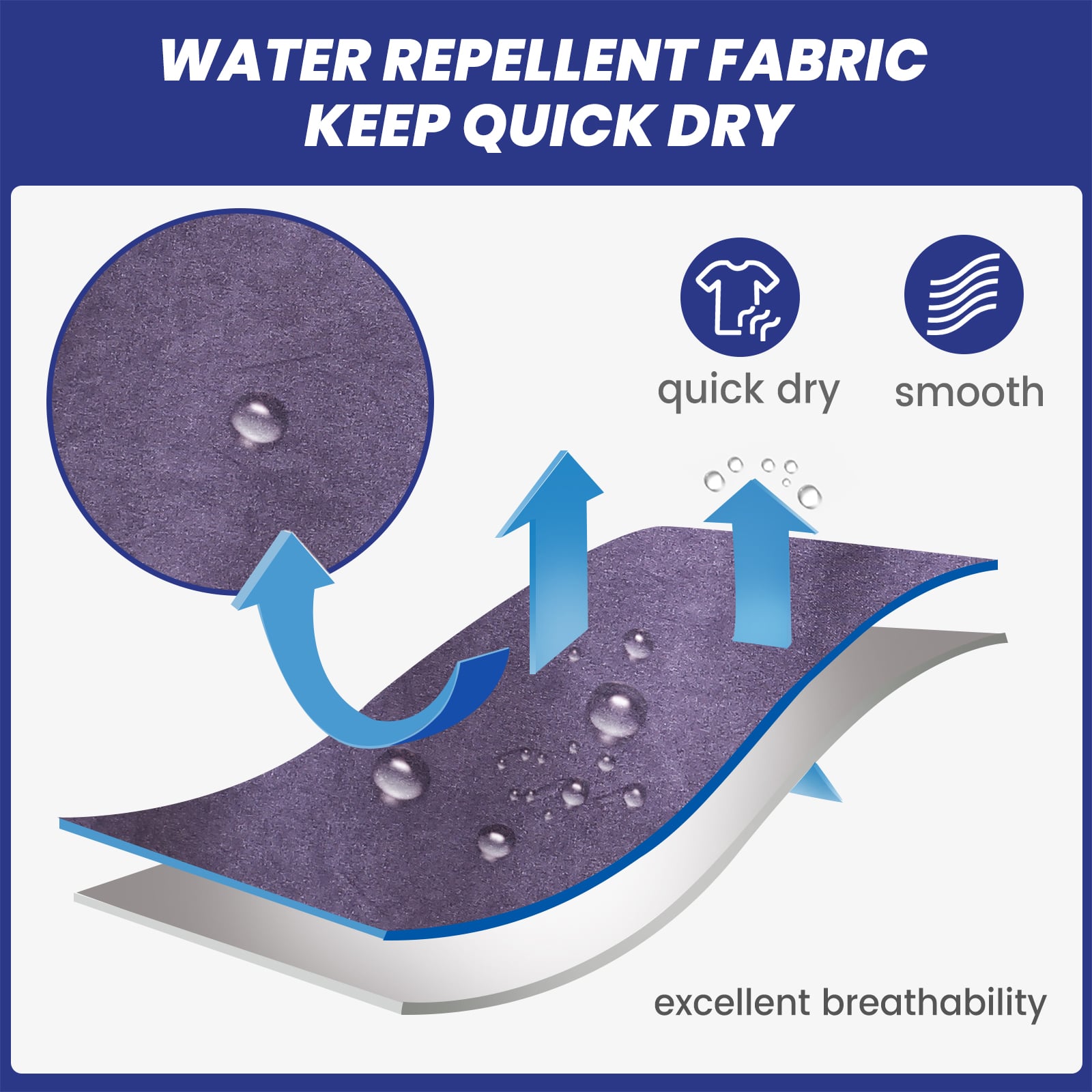 5.5 Inch Inseam Stretch Solid Purple Swim Trunks-VibeCloset