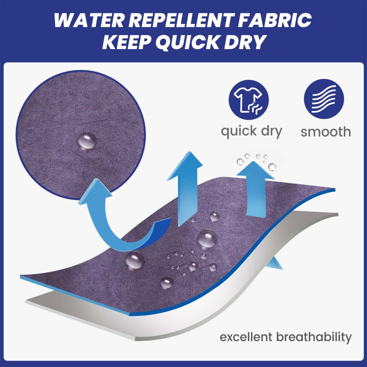 5.5 Inch Inseam Stretch Solid Purple Swim Trunks-VibeCloset