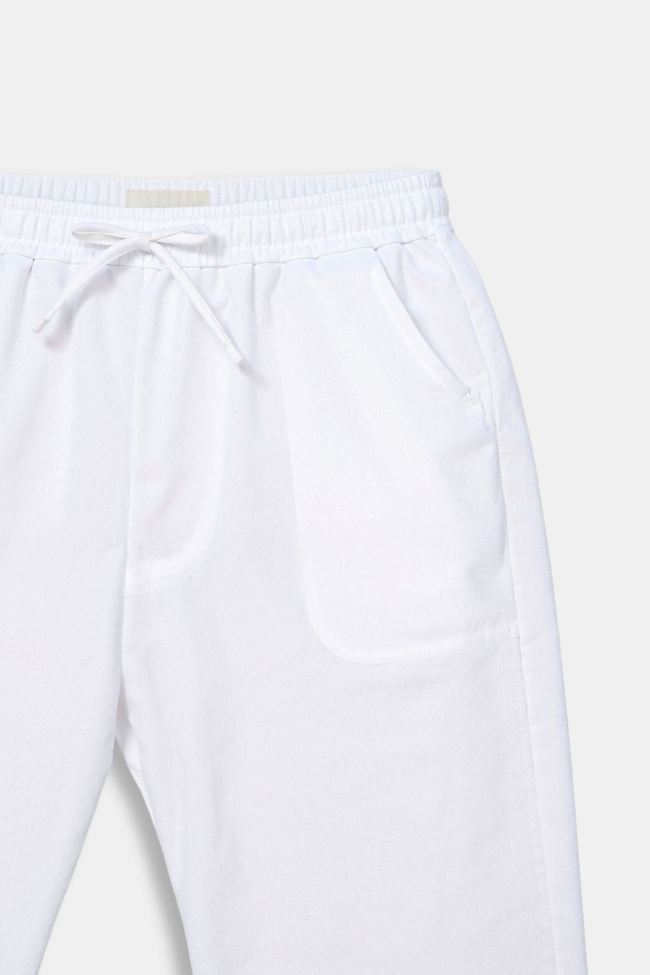 Old Money Cotton & Linen Blend Drawstring Pants-VibeCloset