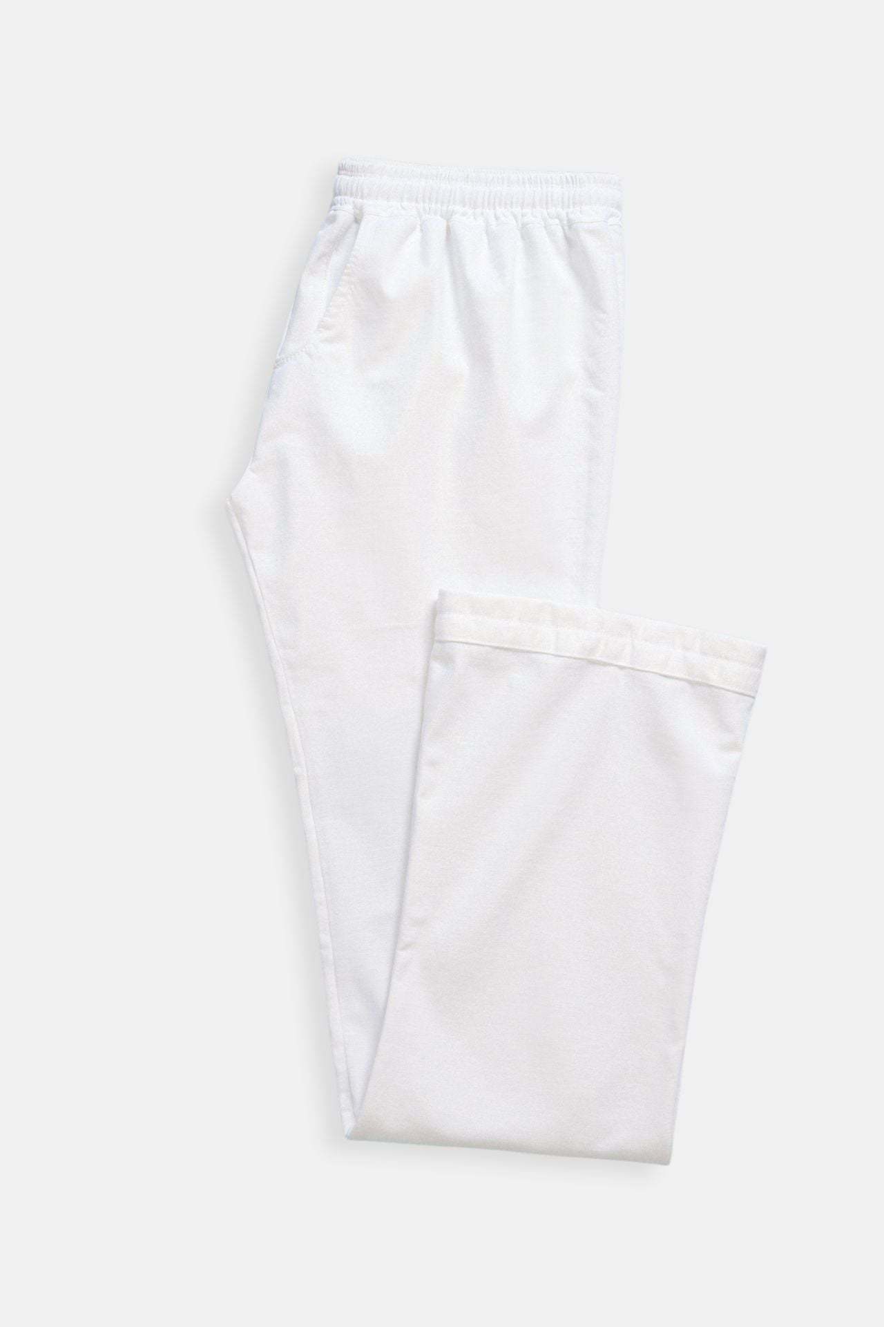 Old Money Cotton & Linen Blend Drawstring Pants-VibeCloset