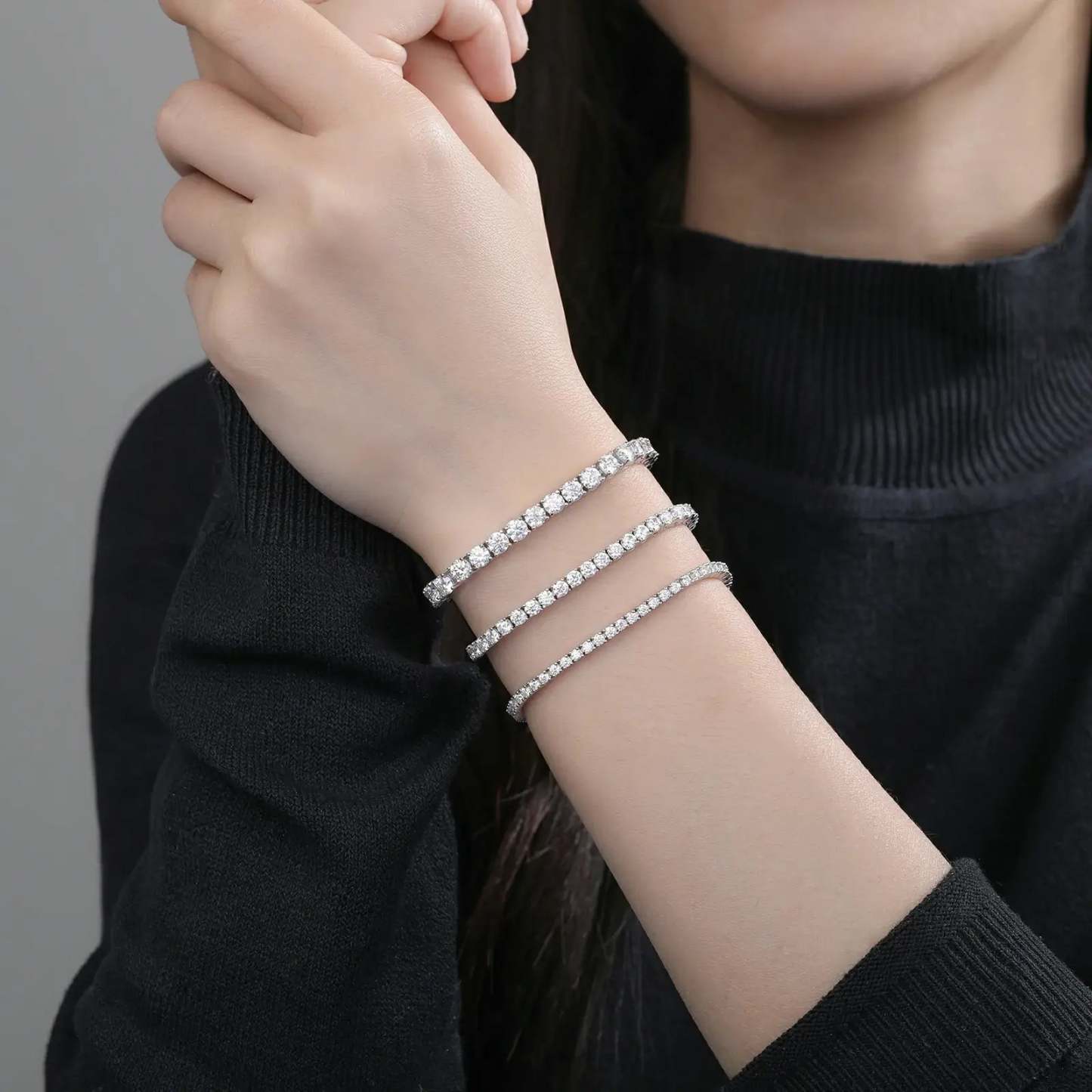 Moissanite Tennis Bracelet