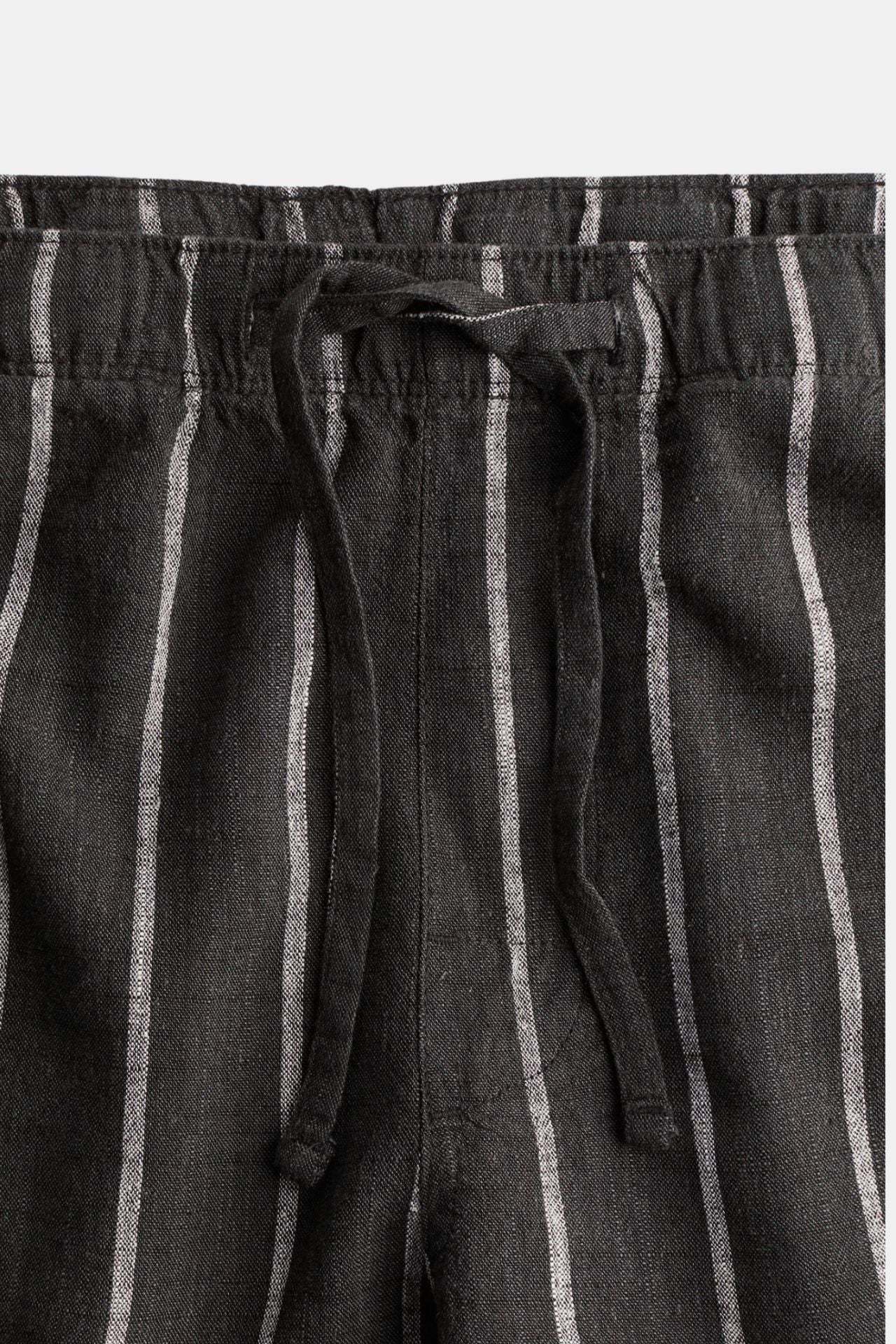 Old Money Breathable Solid Drawstring Linen Pants-VibeCloset