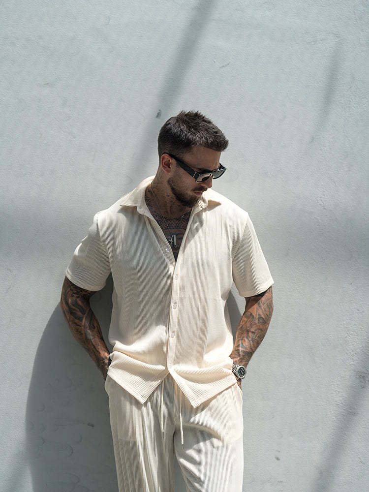 Casual Loose Fit Shirt Sets