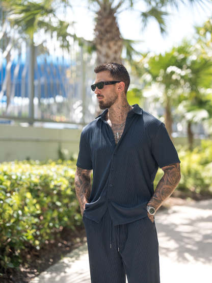 Casual Loose Fit Shirt Sets