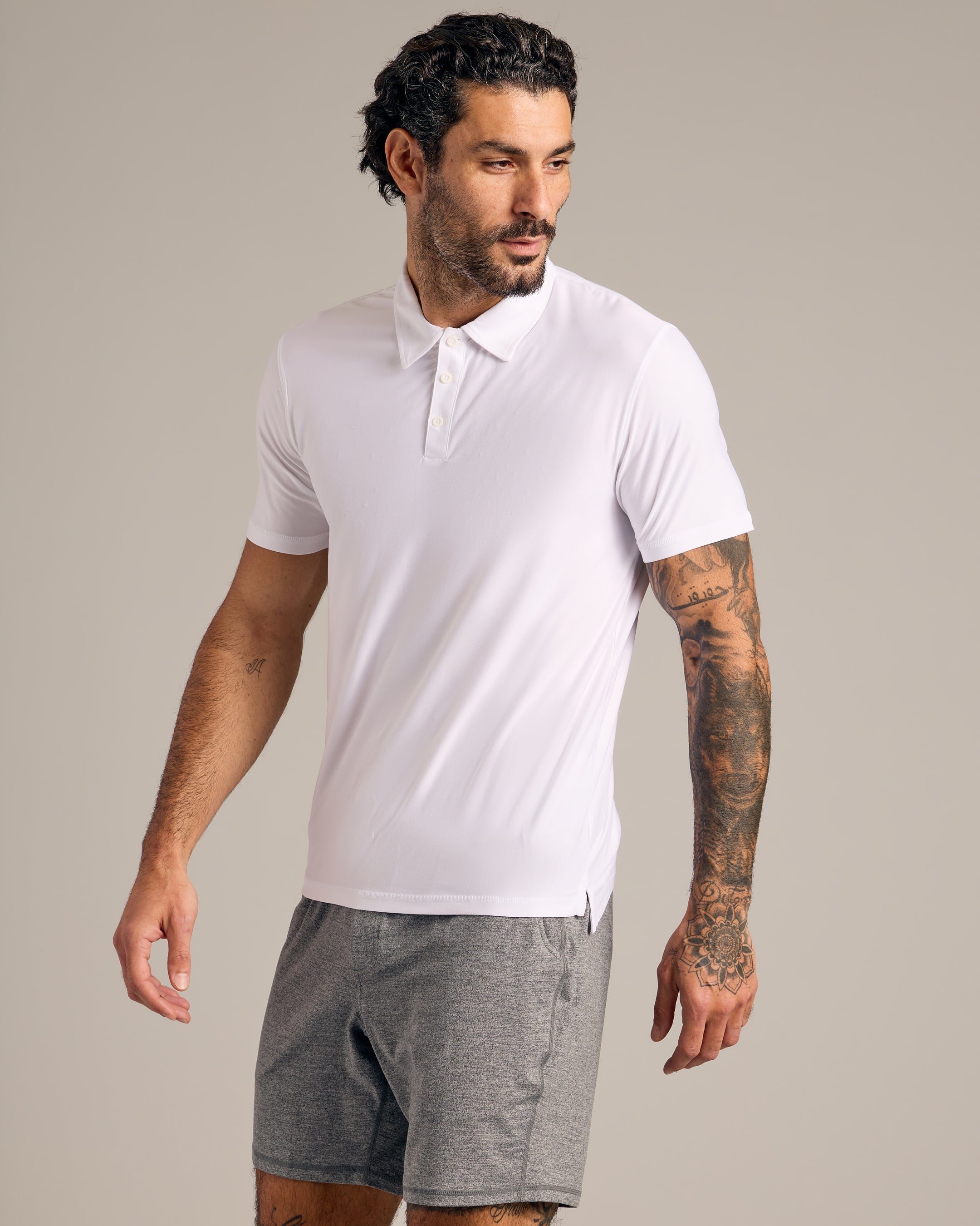Active Short Sleeve Polo 3-Pack-VibeCloset