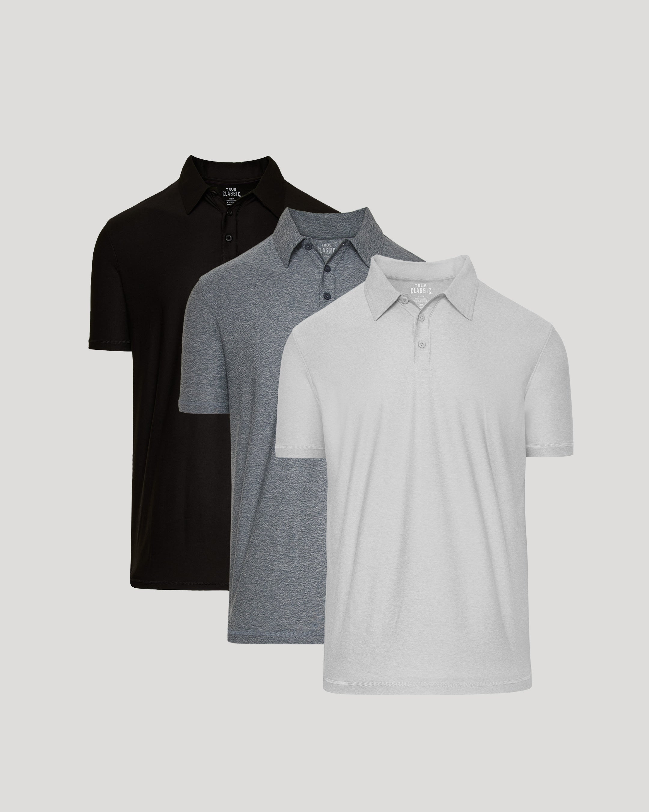 Active Short Sleeve Polo 3-Pack-VibeCloset