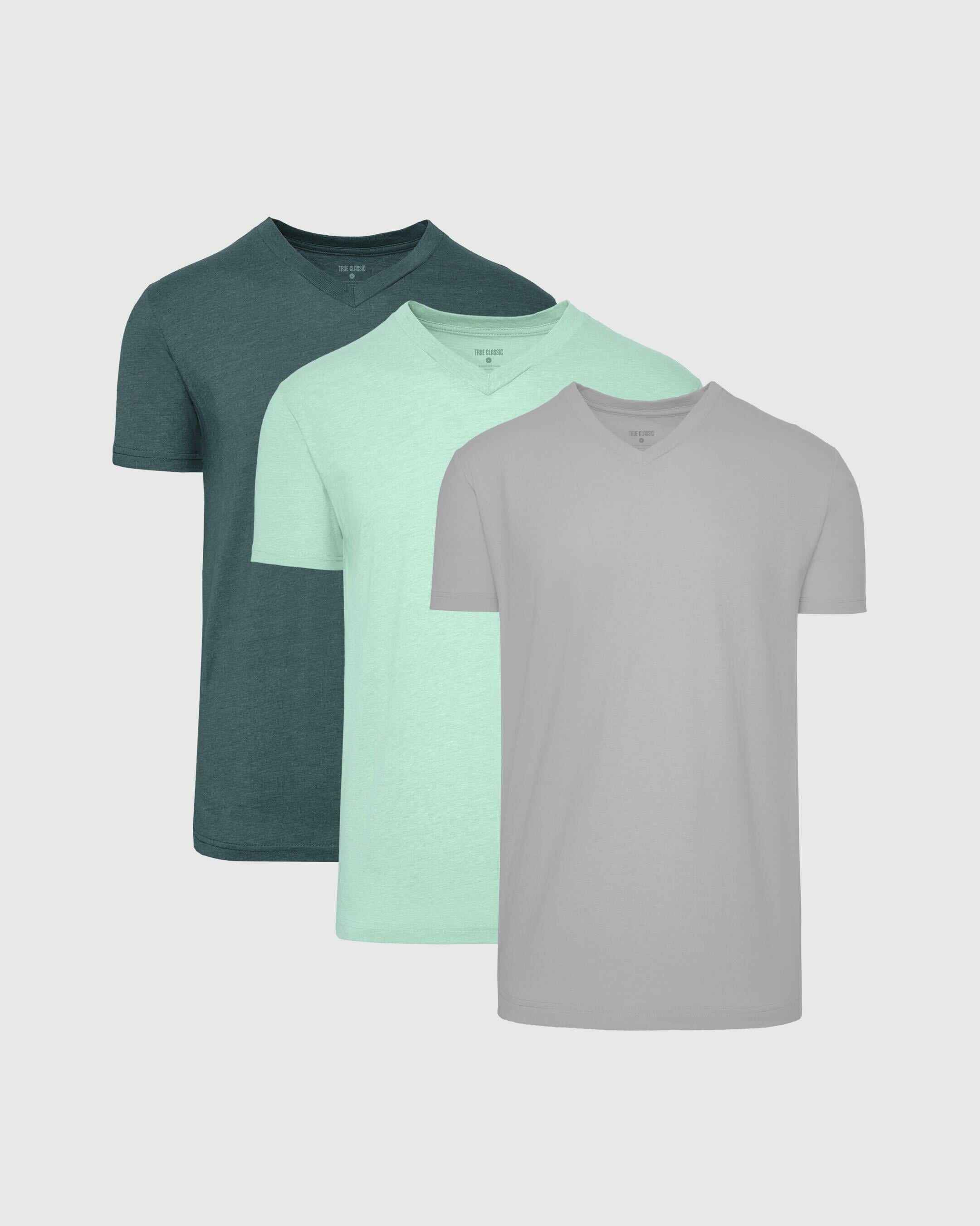 Alpine V-Neck T-Shirt 3-Pack-VibeCloset