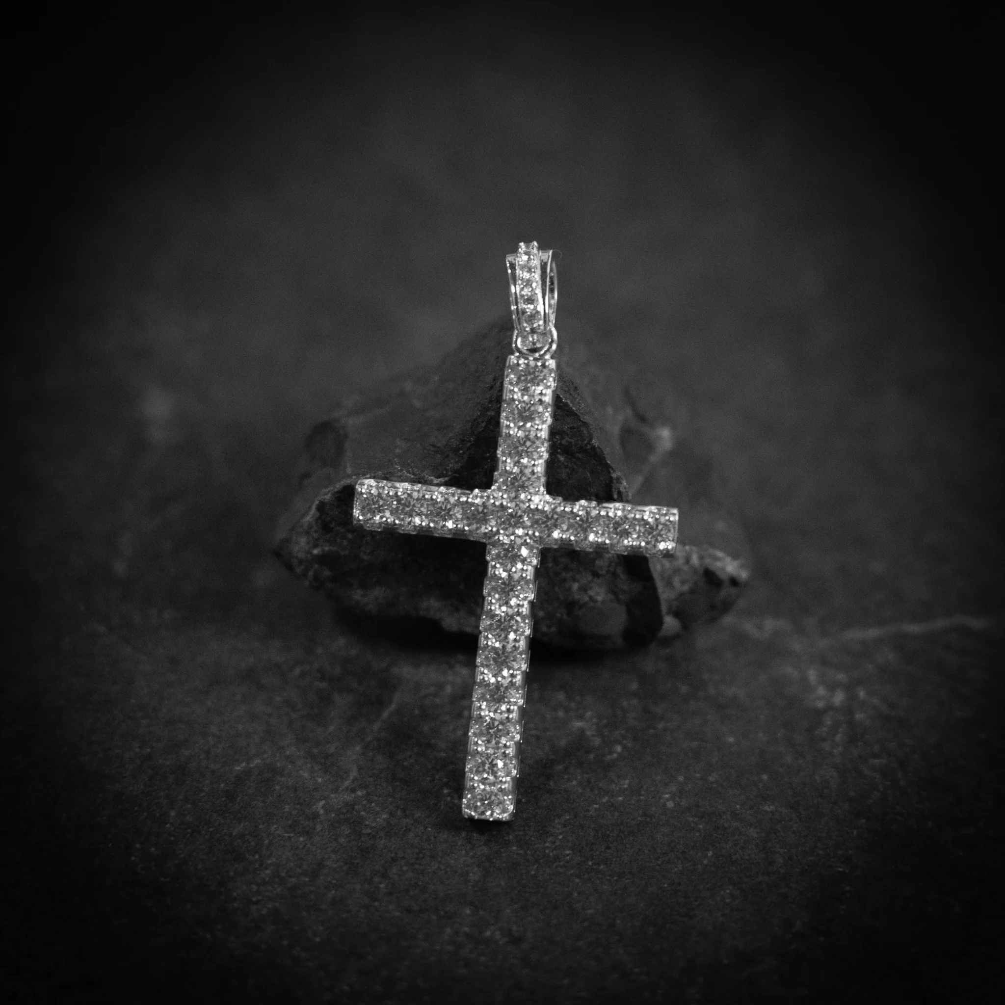 Classic Diamond Cross Silver-unboundedy