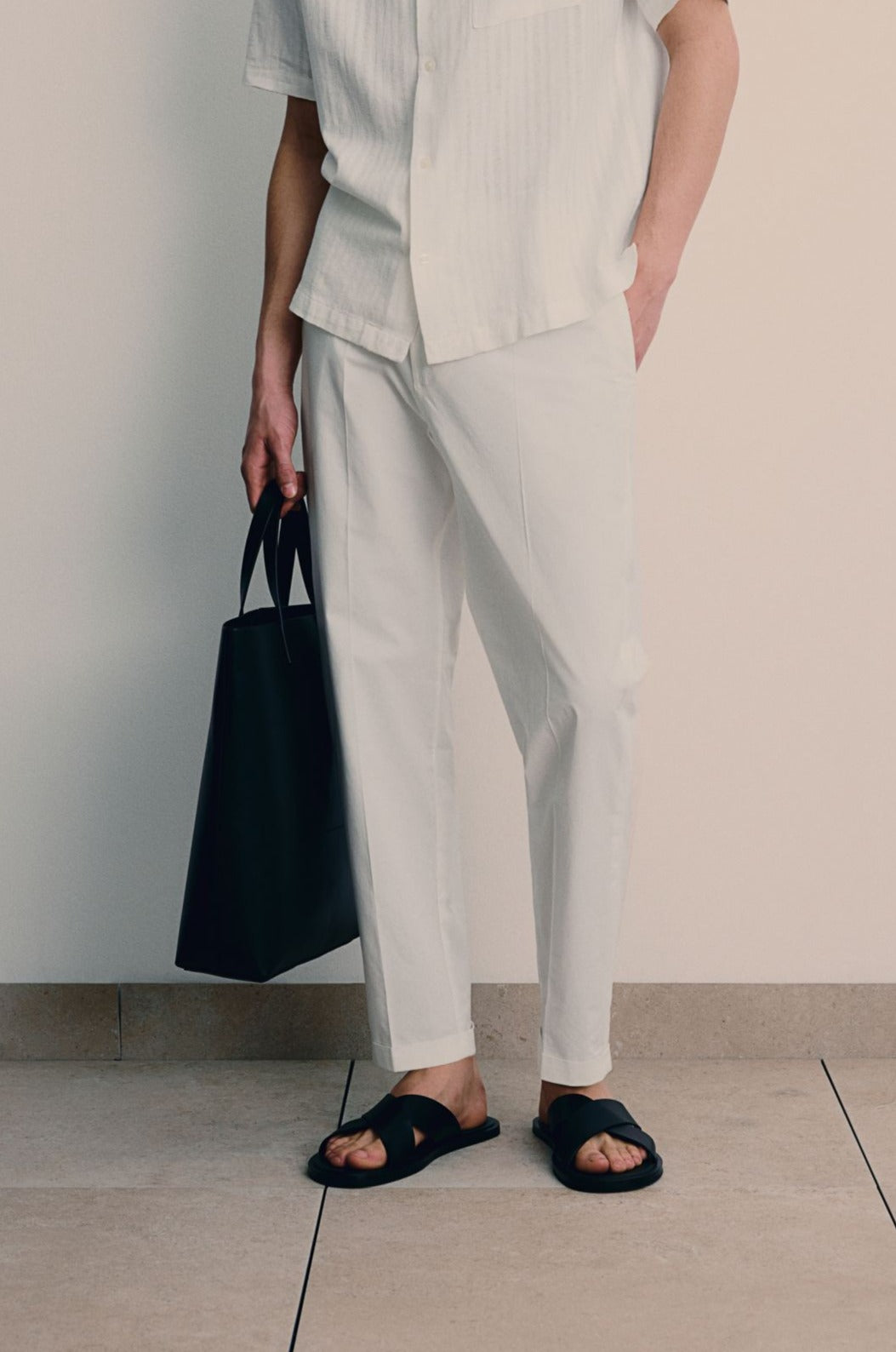 Old Money Casual Regular Straight Cotton Pants-VibeCloset