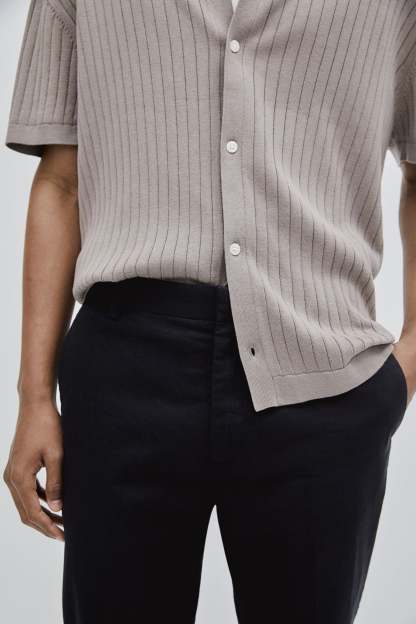 Old Money Slim Spacial Classy Chino Pants-VibeCloset