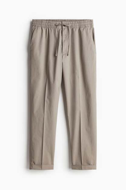 Old Money Casual Regular Straight Cotton Pants-VibeCloset
