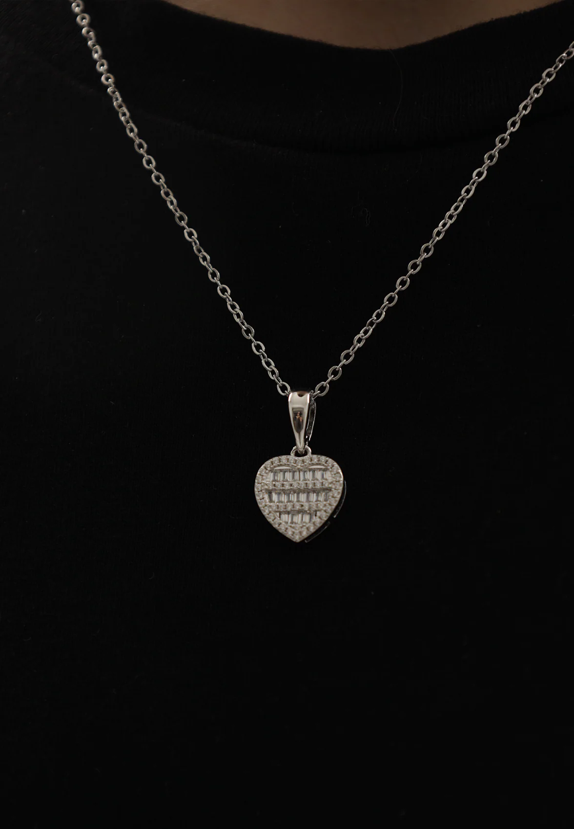 Silver Iced Heart-unboundedy