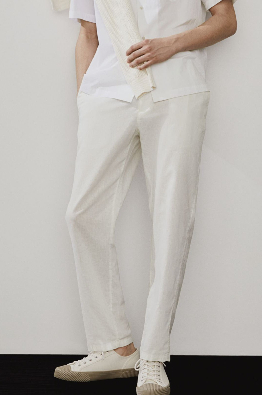 Old Money Linen Regular Classic Pants-VibeCloset