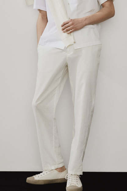 Old Money Linen Regular Classic Pants-VibeCloset