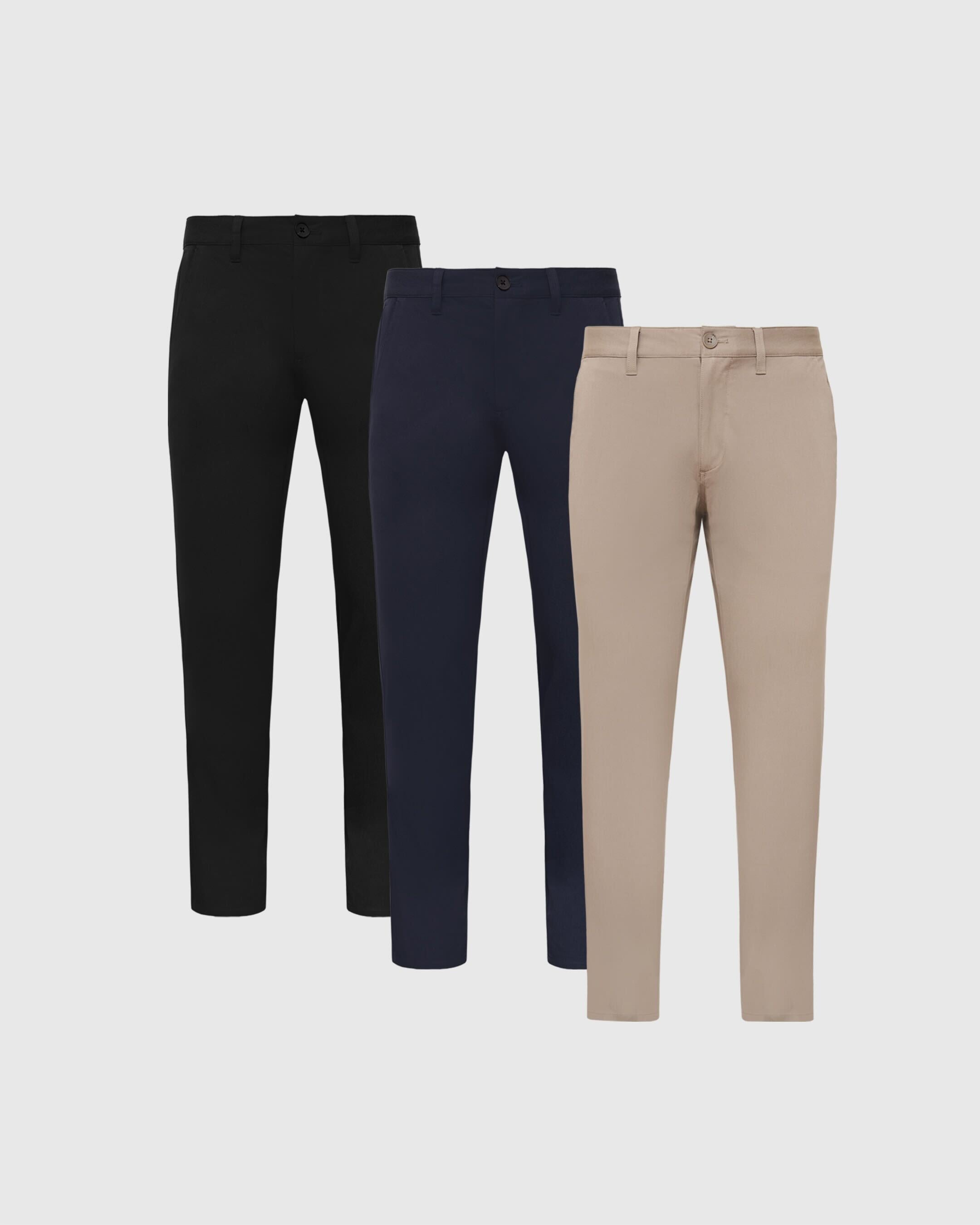 Core Color Slim Twill Chino Pant 3-Pack-VibeCloset