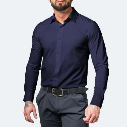 STRETCH NON-IRON ANTI-WRINKLE SHIRT ( BUT 2 GET FREE SHIPPING )