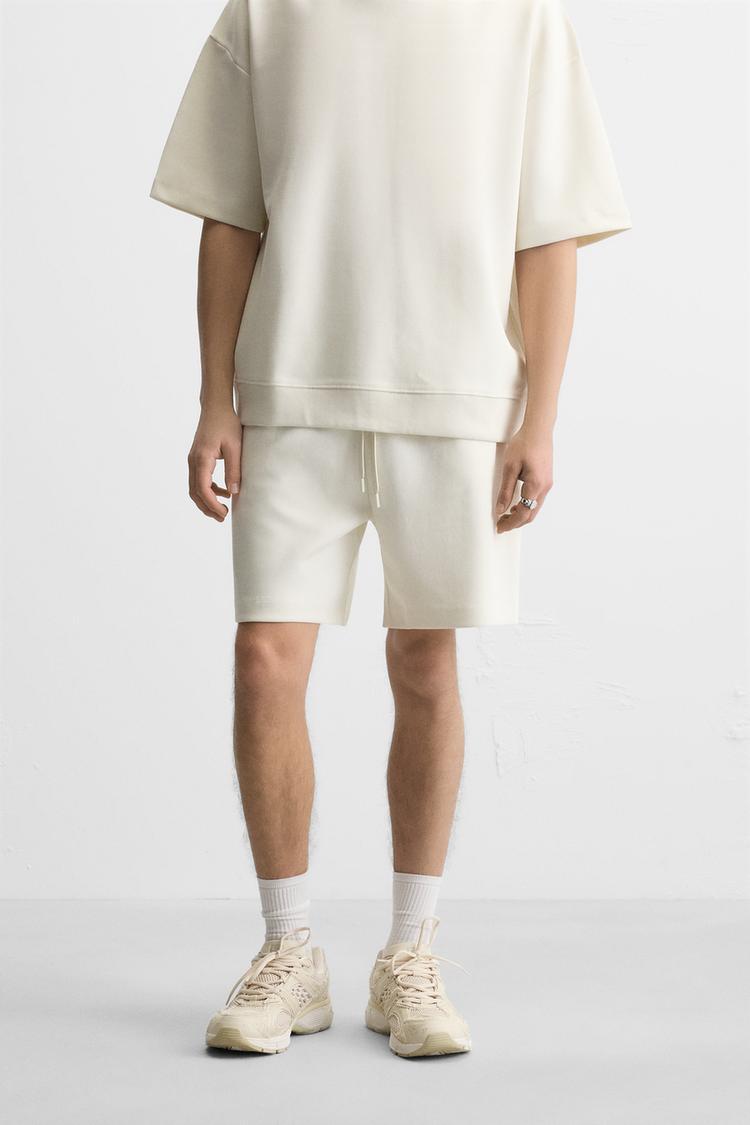 Oversized Boxy Man Scuba T-Shirt & Short Set