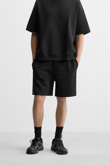 Oversized Boxy Man Scuba T-Shirt & Short Set