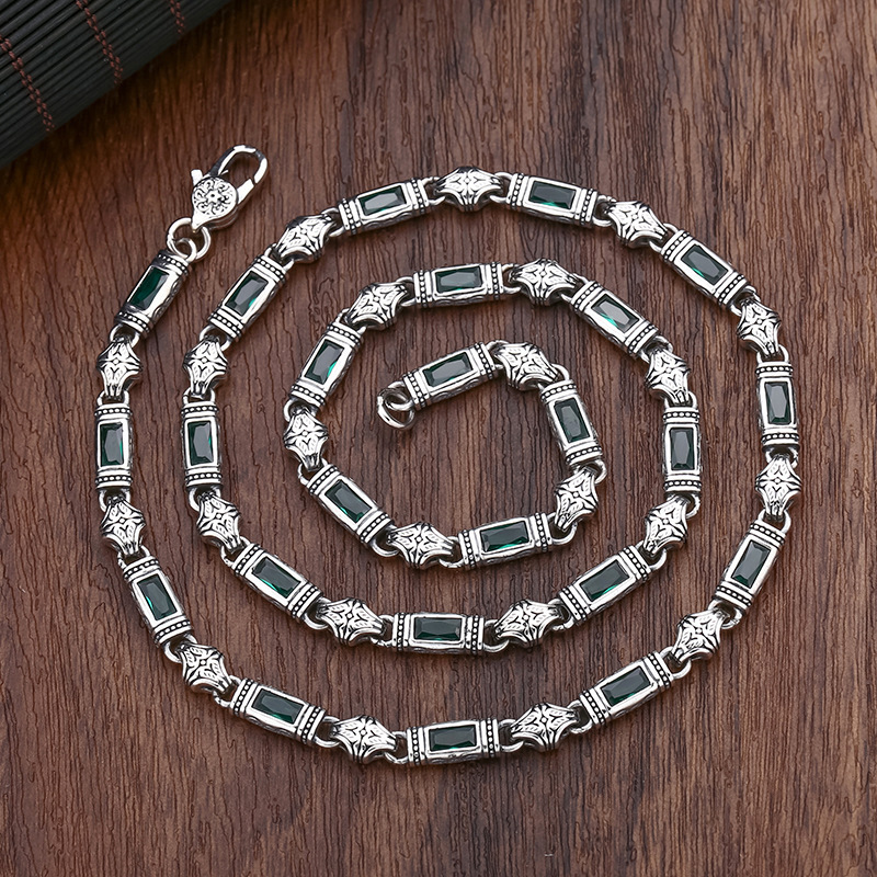 Mens silver bracelet; mens bracelet with stones; silver bracelet for men; bracelet with topazes; 925 sterling silver bracelet handmade