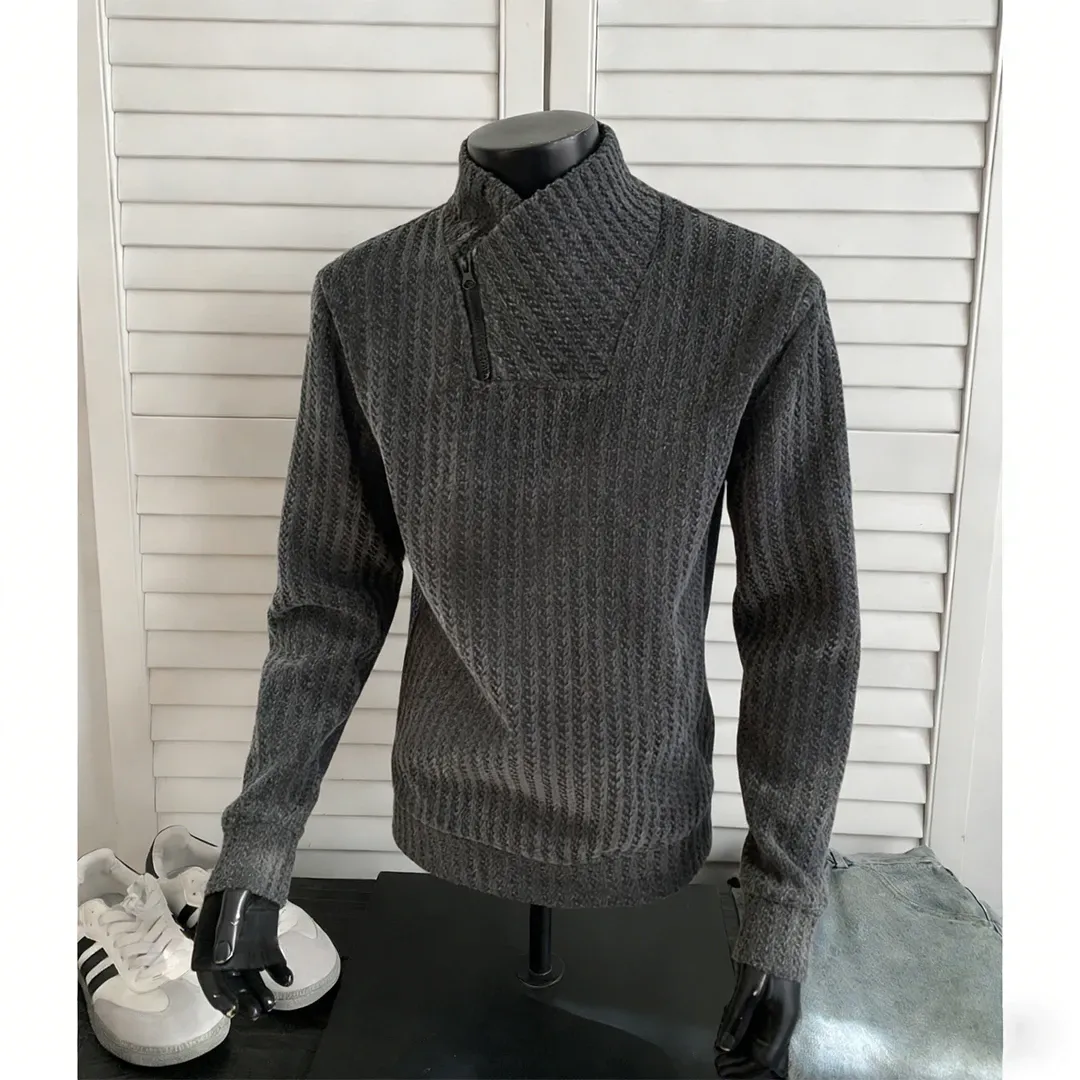 🔥50%-Slanted Zipper Hoodie