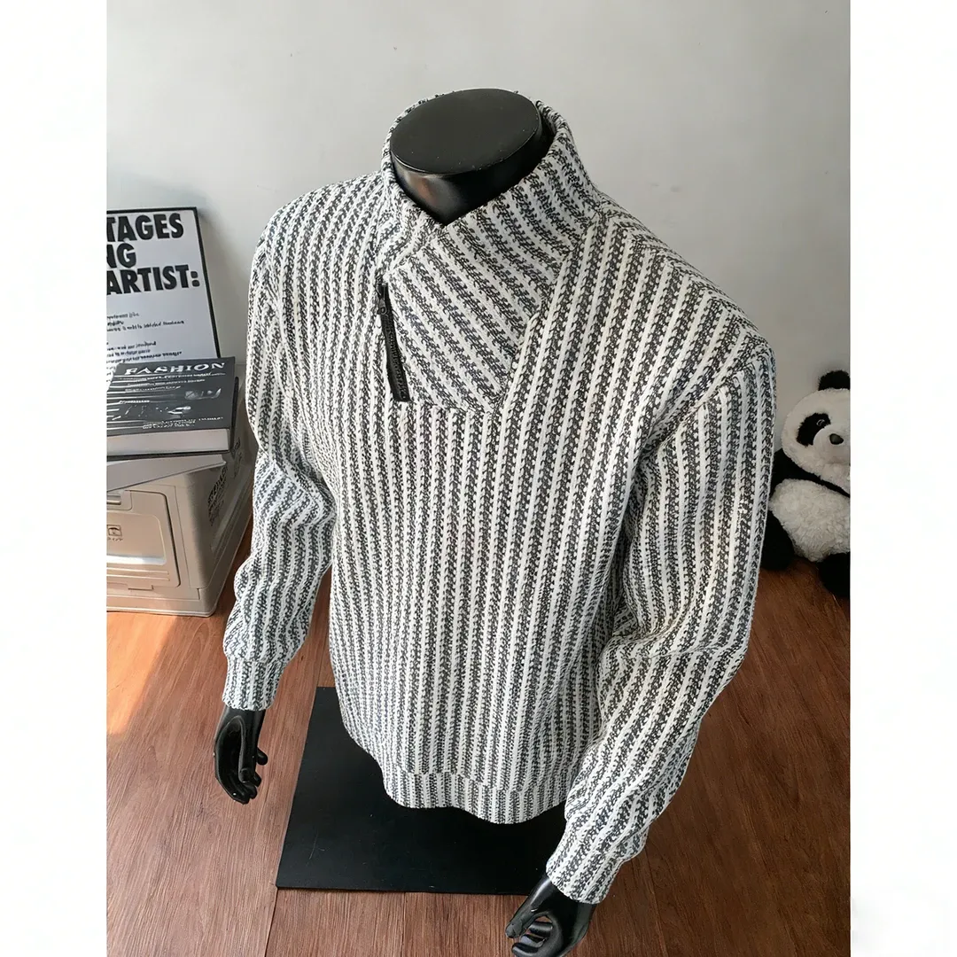 🔥50%-Slanted Zipper Hoodie