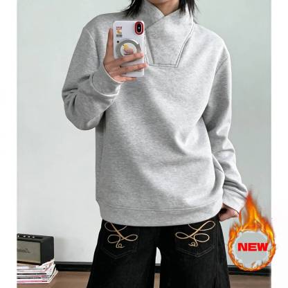 🔥50%-Slanted Zipper Hoodie