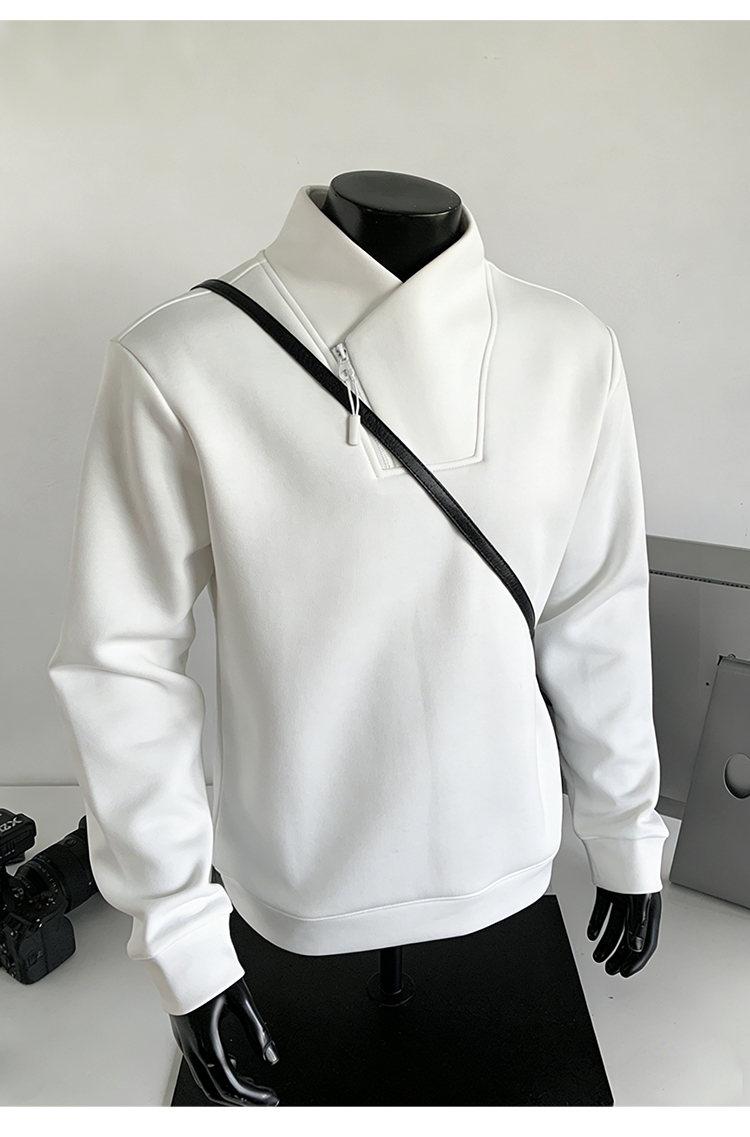 🔥50%-Slanted Zipper Hoodie
