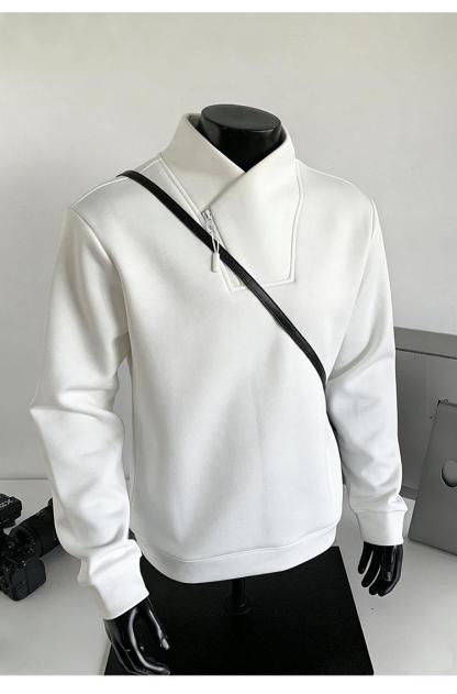 🔥50%-Slanted Zipper Hoodie