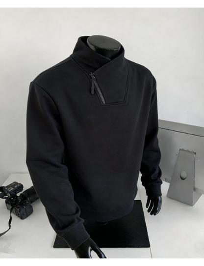 🔥50%-Slanted Zipper Hoodie