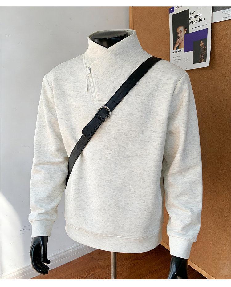 🔥50%-Slanted Zipper Hoodie