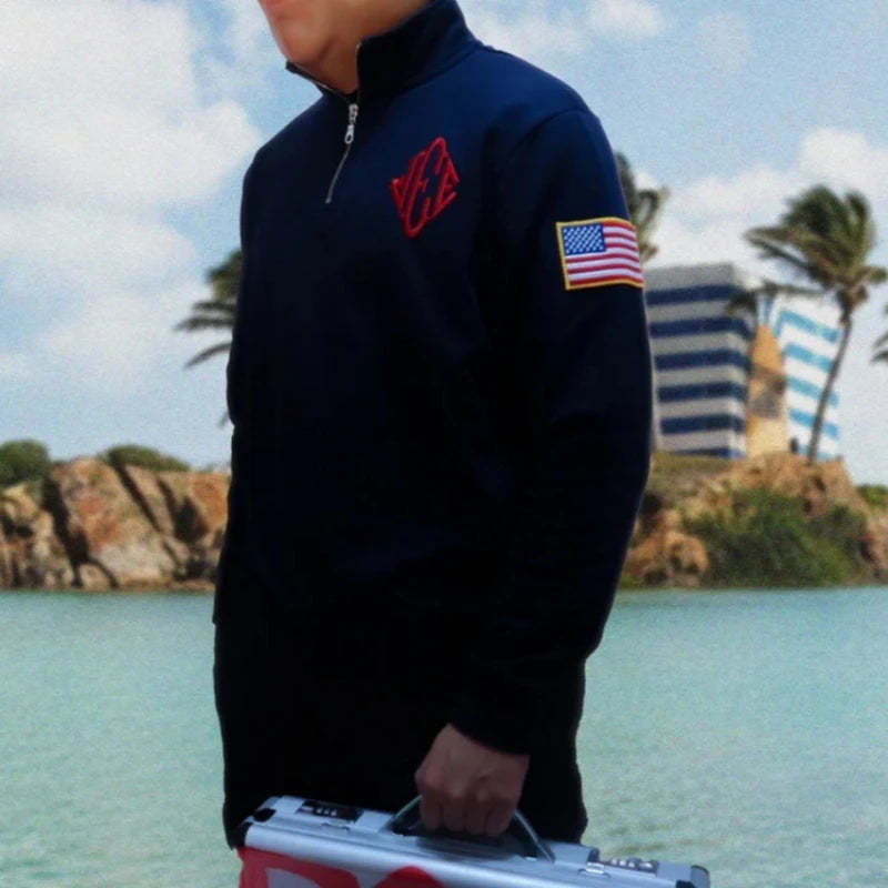 Jeffrey Epstein Quarter Zip